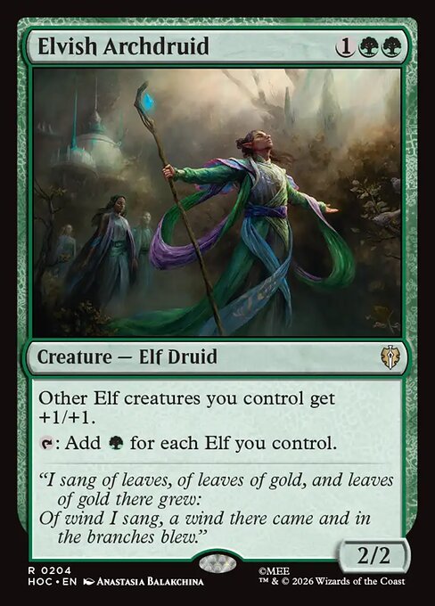 Elvish Archdruid — HOC 204