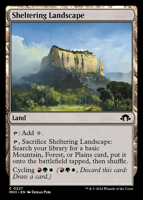 Sheltering Landscape — MH3 227
