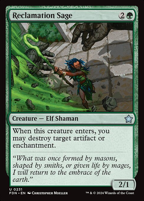 Reclamation Sage — FDN 231