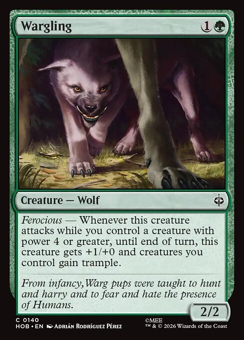 Wargling — HOB 140