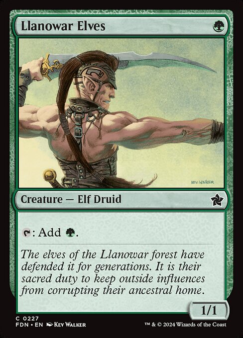 Llanowar Elves — FDN 227