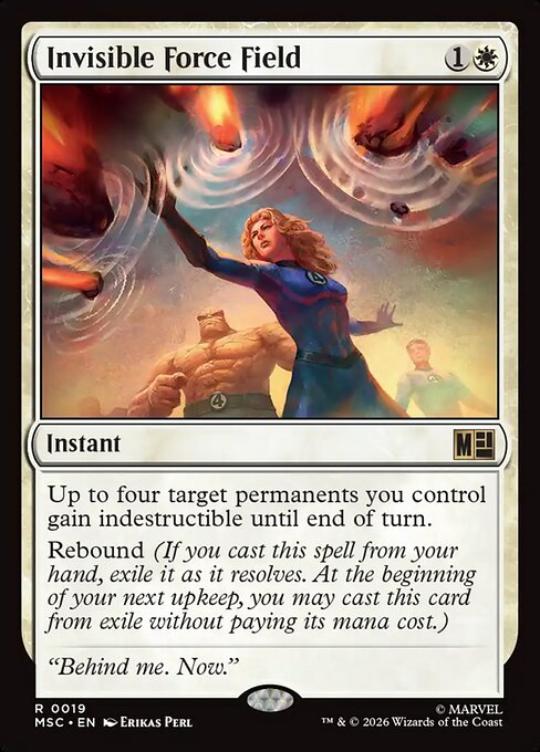 Invisible Force Field — MSC 19