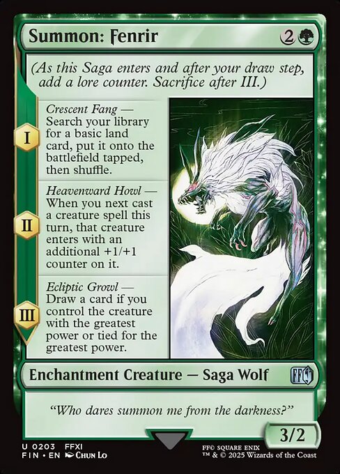 Summon: Fenrir — FIN 203