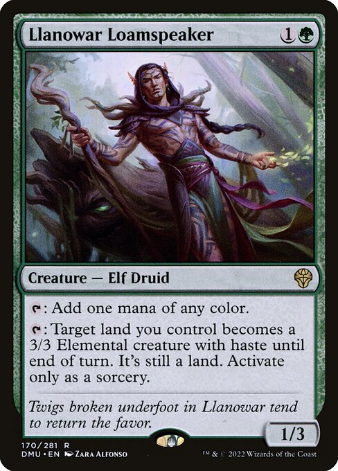 Llanowar Loamspeaker — DMU 170