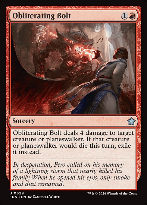 Obliterating Bolt — FDN 629