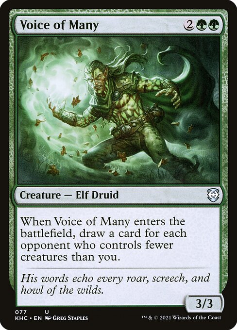 Voice of Many — KHC 77